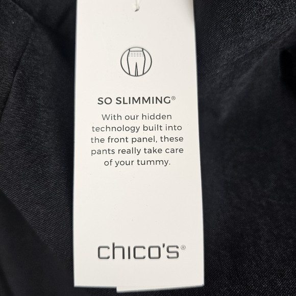 Chico's #570250879 So Slimming Brigitte Slim Ankle Pants in Black NWT - Picture 6 of 11